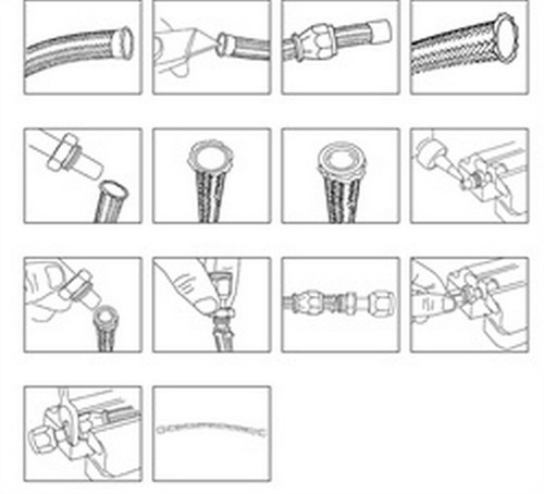 Aeroquip A/C STAINLESS STEEL BRAIDED HOSE - Picture 2 of 2