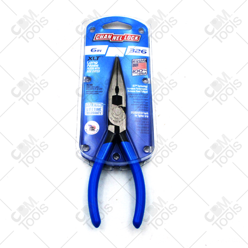 Channellock 326 - 6" Inch XLT Combination Long Nose Pliers with Cutter - Picture 2 of 2