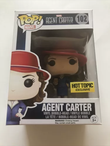 Funko POP Marvel Agent Carter W/Gold Orb #102 Exclusive Vinyl Figure  