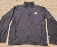 The North Face TNF APEX Nylon Tech Full Zip Jacket Black Mens Size M PLEASE READ