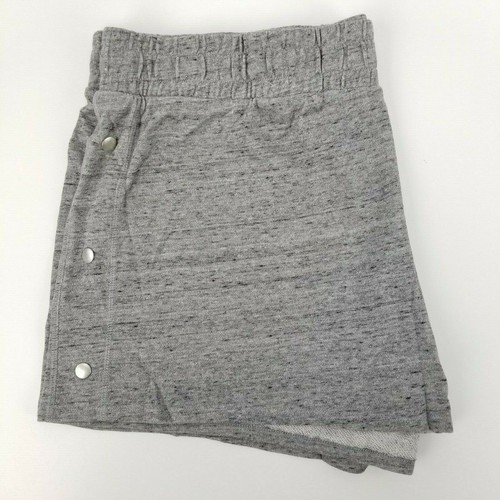 New Flirtitude Active Womens Jrs Plus 3X French Terry Gray Space Dye Shorts NWT - Picture 3 of 8