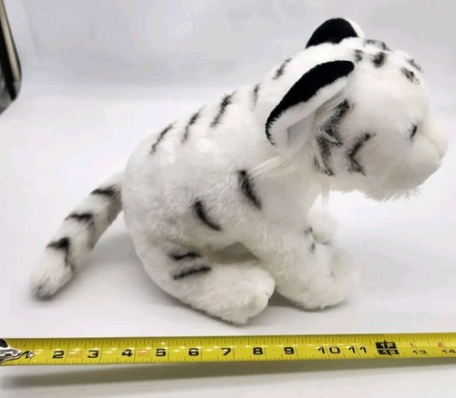 Wild Republic White Blue Eyed Bengal Tiger Cub Collectible Plush Toy - Picture 10 of 10