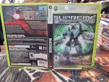 Supreme Commander Xbox 360 NoManual EN/FR Tested Free Shipping in Canada !!