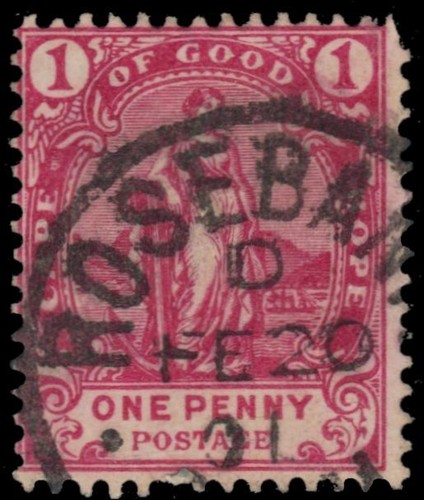 CAPE of GOOD HOPE 60 (SG59) - Hope Standing " 1893 Printing" (pa89055)