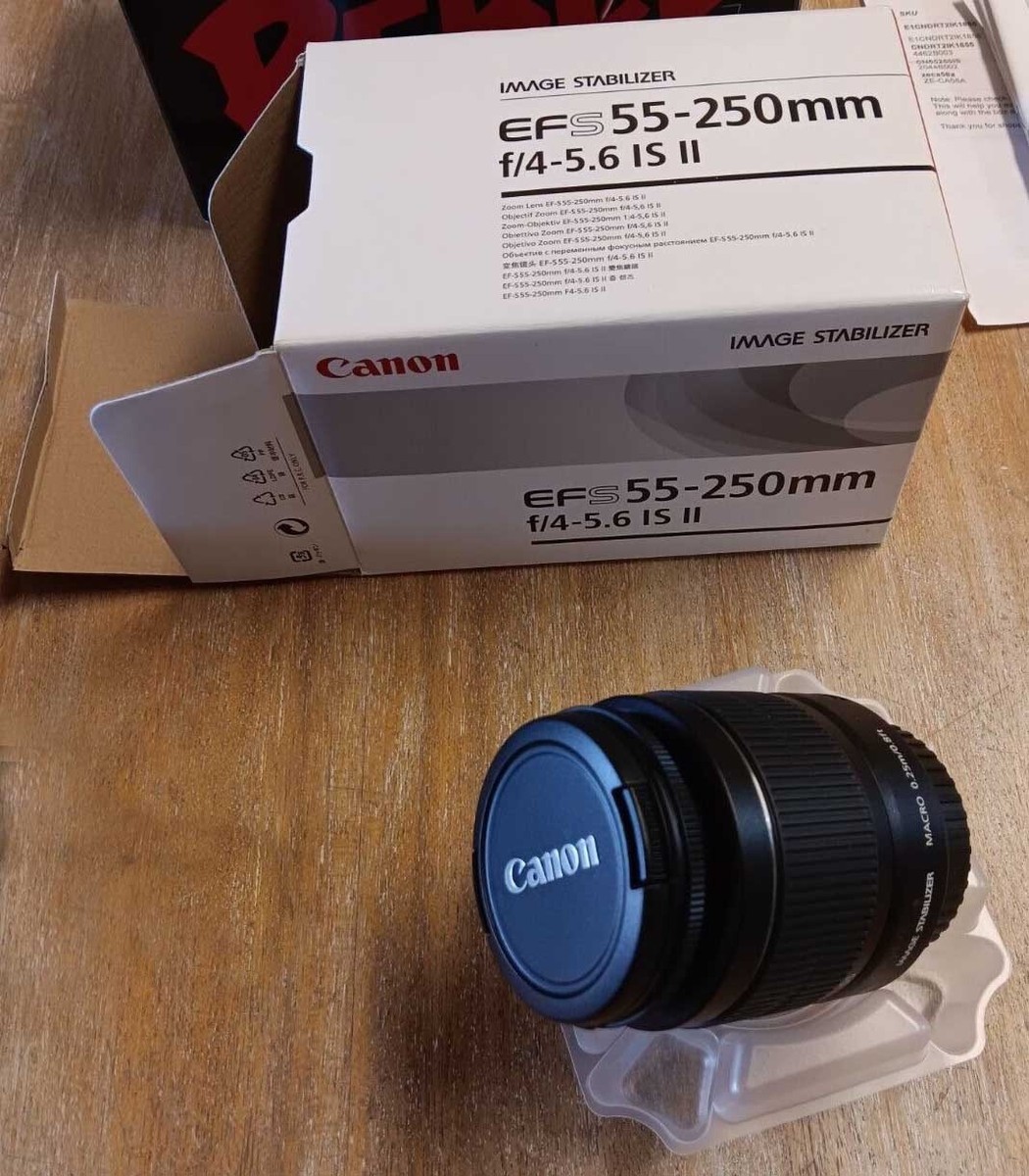 Buy Canon EF-S 55-250mm F/4-5.6 II IS Lens online | eBay