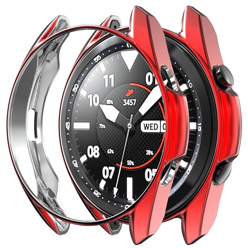 Case For Samsung Galaxy Watch 3 41mm 45mm Cover Glass Screen Protector TPU UK - Picture 6 of 35