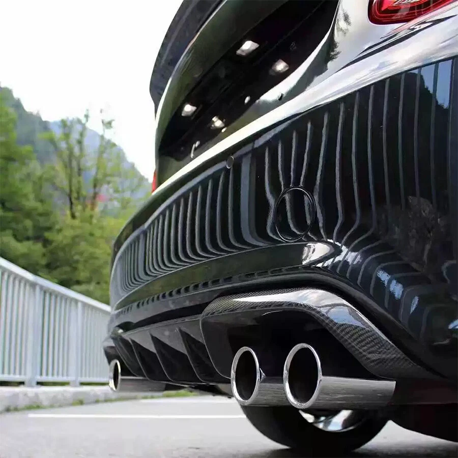 REAL Carbon Fiber Rear Bumper Diffuser Lip Kit For BMW F87 M2 Coupe 2DR 2016-20 - Image 4 of 4