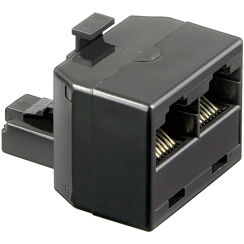 GOOBAY ISDN-T-Adapter RJ45-Stecker (8P8C) an 2xRJ45-Buchse (8P8C) ungeschirmt