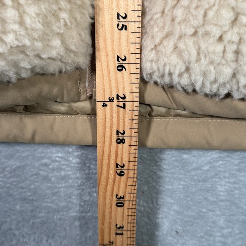 North Face Jacket Mens XL Beige Sherpa Nuptse Down Puffer High Pile - Picture 12 of 14