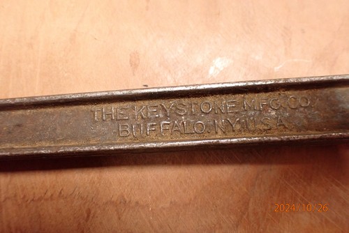 VINTAGE THE KEYSTONE MFG CO. RATCHET WRENCH HAND TOOL - Picture 3 of 11