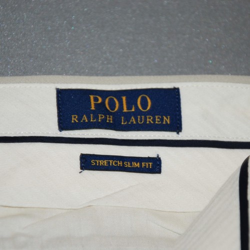 NWT POLO Ralph Lauren sz 32 (34 x 27 fit) Slim Stretch Flat Front Chino Pants - Picture 8 of 9