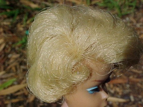 SIDEPART PLATINUM BLONDE BUBBLE CUT BARBIE SIDE PART VINTAGE - Picture 8 of 10