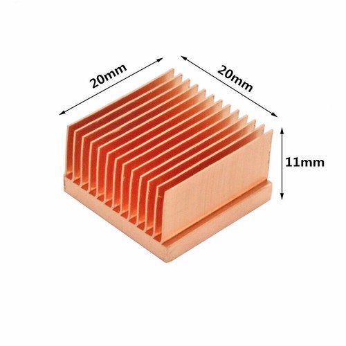 Pure Copper Heatsink DIY Heat Sink Radiator Cooling Cooler for Raspberry PI - Picture 11 of 28