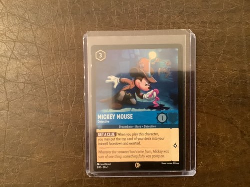 Mickey Mouse 8/P1 Detective League Promo 8 Cold Foil Disney Lorcana NM