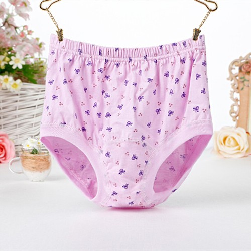 2024 Cotton Underwear Panties High Waist Breathable Underpants Brief Causal - Picture 17 of 54
