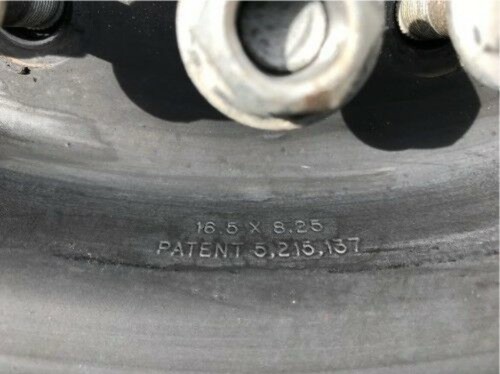 HUMMER FELGE 24 BOLT_HUMVEE FELGE H1_37x12,50R16,5_16.5x8.25_FORD_CHEVY K30 - Bild 2 von 3