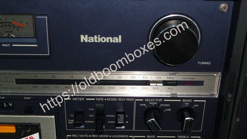 NATIONAL RX-A2 FM-AM Stereo Radio Cassette Recorder - Picture 15 of 24