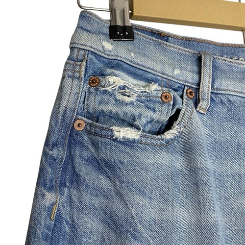 American Eagle Baggy Jeans Womens 0 (25x30) High Rise Wide Leg Denim Slouchy AEO - Picture 7 of 11