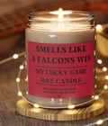 Smells like a Falcons Win Candle, Game Day NFL Gift, Atlanta Falcons Candle 9oz 