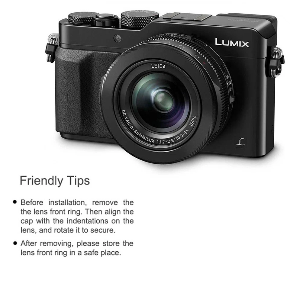Auto Lens Cap for Panasonic Lumix LX100 LX100 II LX100II LX100M2 as DMW-LFAC1 - Image 2 of 4