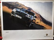 Porsche Cayenne S Showroom Original Factory Car Poster 09/02 WVK 403-600-03 WOW