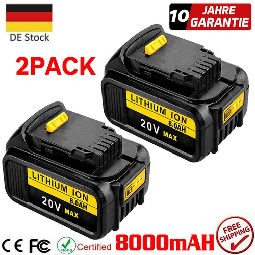 6,0Ah 8Ah 9,0Ah Para DeWalt DCB184 Batería 18V XR LI-Ion DCB182 DCB205-2 /Cargador - Imagen 22 de 33