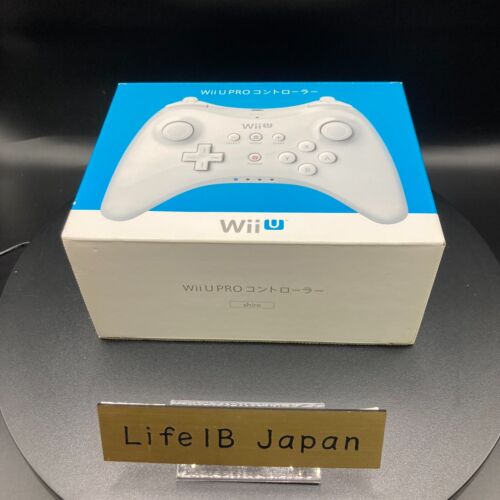 Nintendo Wii U Pro Controller WUP-A-RSKA White Shiro Authentic Wireless Gamepad - Picture 10 of 23