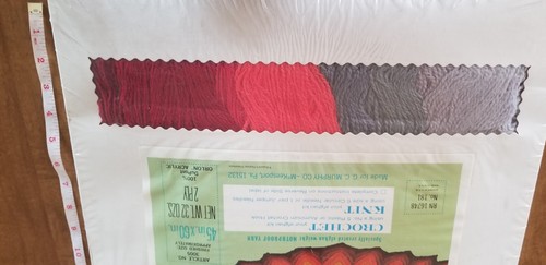 Vintage Murphy's Mart RIPPLE Afghan Kit 45x60 NOS Crochet Knit FREE SHIPPING - Picture 4 of 11