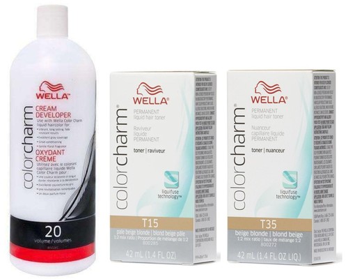 Wella Color Charm Liquid Hair Toner 42 ML /1.4 oz- Choose Shades or w/ Developer - Picture 37 of 65