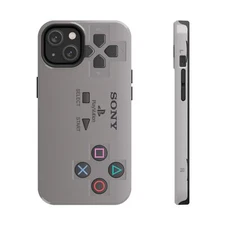 Ps1 Retro gaming Tough iPhone Cases, iphone 14, 13, 12, 11, 10, Pro, Max