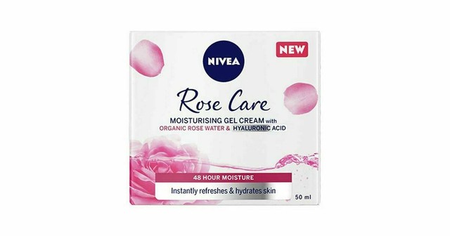 nivea rose water gel body lotion