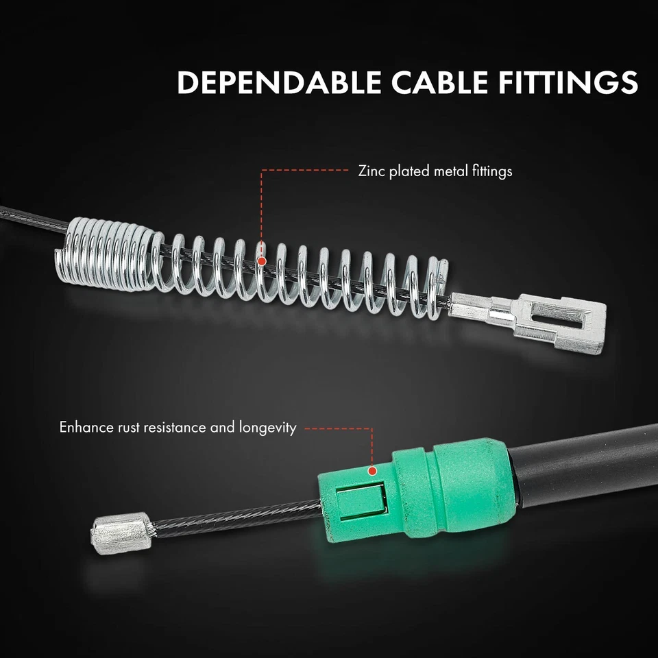 左后停车制动电缆适用于雪佛兰 Express 1500 2500 GMC Savana 1500 — 第 4/4 张图片