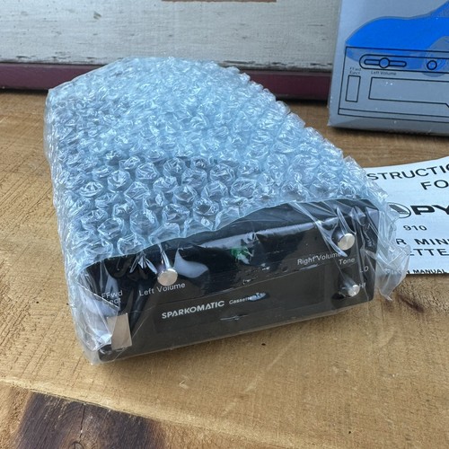 Vintage Pyramid 910 Roadrunner Super Mini Cassette Player w/ Auto Stop Kit NIB - Picture 5 of 11