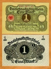 Germany, 1 Mark, 1920, P-58, UNC