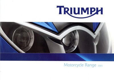 Triumph Prospekt 2005 D brochure Rocket III Speedmaster Thruxton Daytona 955i