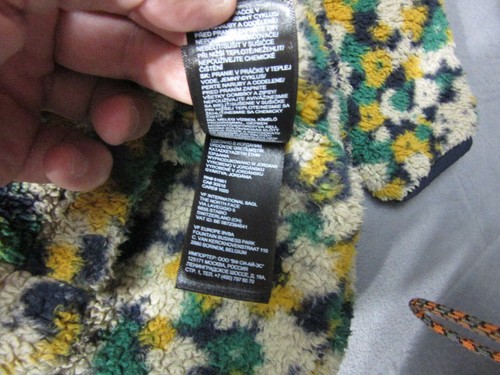 The North Face Hoodie Womens Small Green Yellow Floral Vtg Campshire 1/4 Zip  - Picture 11 of 17