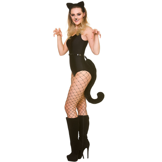 Fox Ears and Tail Set Adult Teen Kids Halloween Costume Fancy Dress