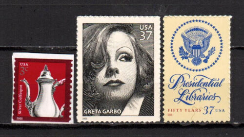 Briefmarken USA Mi.Nr. 3958 + 3976 + 3981 Lot aus 2005 postfrisch (US 1270)