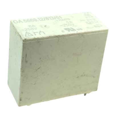 [2pcs] OA5669.12.813.61-DC24V Relay DPDT 24V 8A THT USED