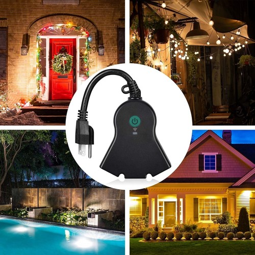 Smart WiFi Heavy Duty Outdoor Outlet, Timer and Countdown Function, No Hub Requi - Picture 5 of 7