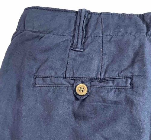 NWT POLO Ralph Lauren Mens Classic Fit NAVY LINEN SHORTS 9" 5 Pockets Size 30 - Picture 6 of 10