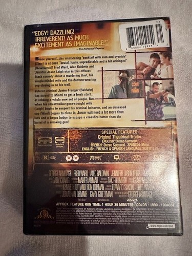 DVD MIAMI BLUES ALEC BALDWIN FRED WARD JENNIFER JASON LEIGH SEALED NEW MGM - Picture 2 of 2