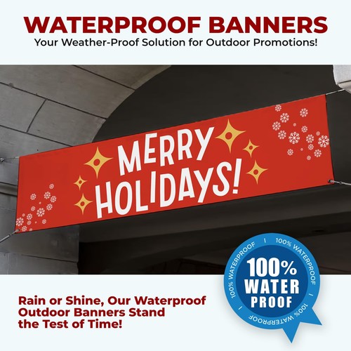 Outdoor & Indoor HD Polyester Banner with 4 Holes for Easy Hang - Made in USA - Picture 72 of 97