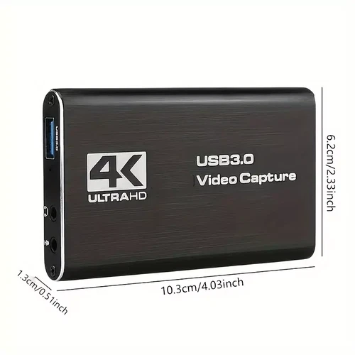 4K Capture Card Audio Video USB 3.0 HDMI Video Capture Device Full HD Recording - Picture 13 of 13