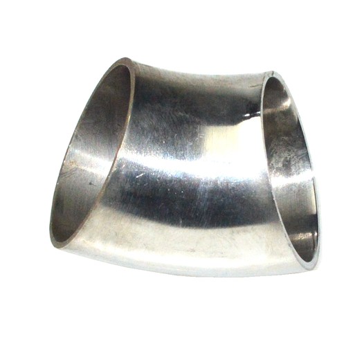 Sanitary Weld Elbow Pipe Fitting 45 Degree Stainless Steel SUS SS304 - Picture 2 of 3