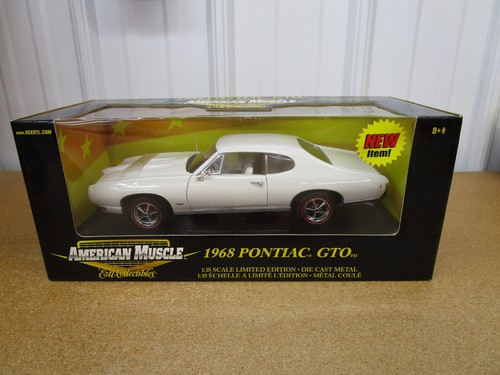 1968 Pontiac GTO 1/18 Ertl American Muscle diecast white box muscle car 60's