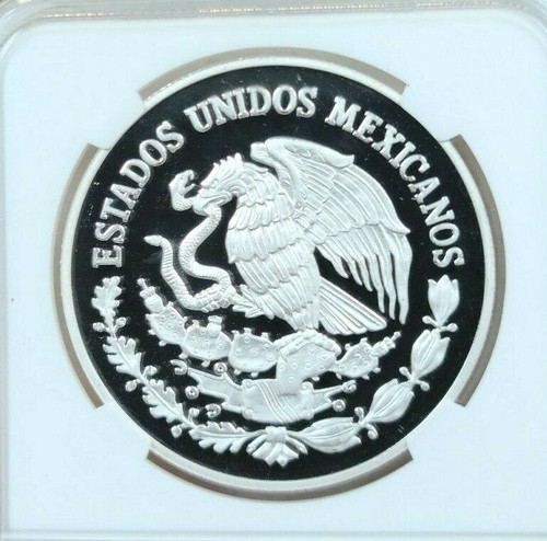 2006 MEXICO SILVER 10 PESOS MORELOS PALACE OF CORTES NGC PF 70 ULTRA CAMEO POP 1 - Picture 2 of 3