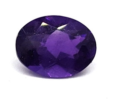 Loose Gemstone Purple African Amethyst 1 CT AVG 8mm x 6mm
