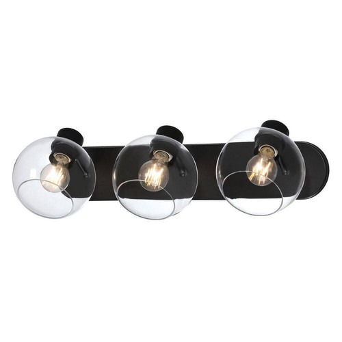 Westinghouse Hyson 24 in. 3-Light Matte Black Vanity Light - Picture 4 of 6