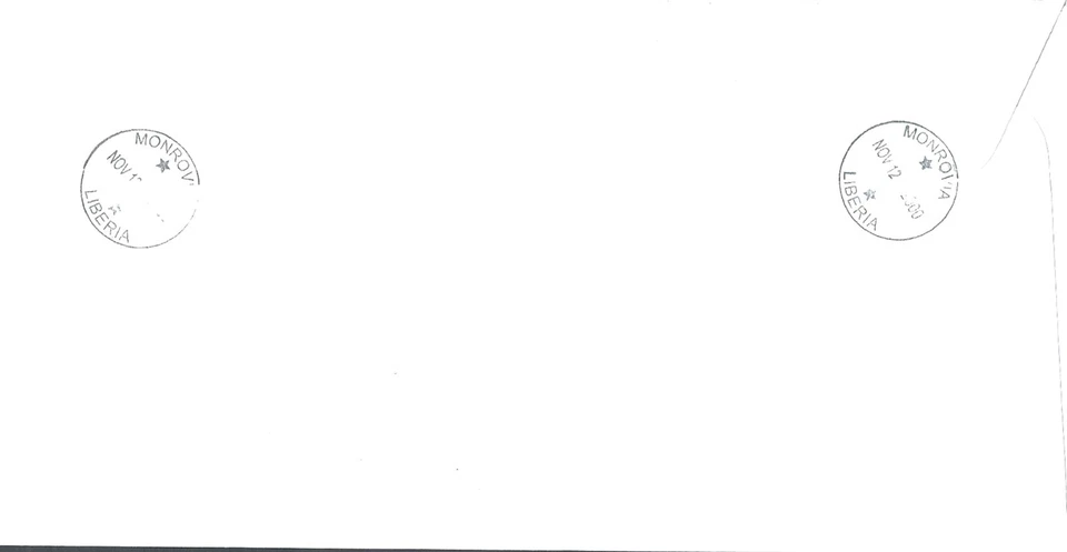 Liberia 1999 Rare FDC Ghana President Lieutenant Jerry John Rawlings MNH - Image 2 of 2